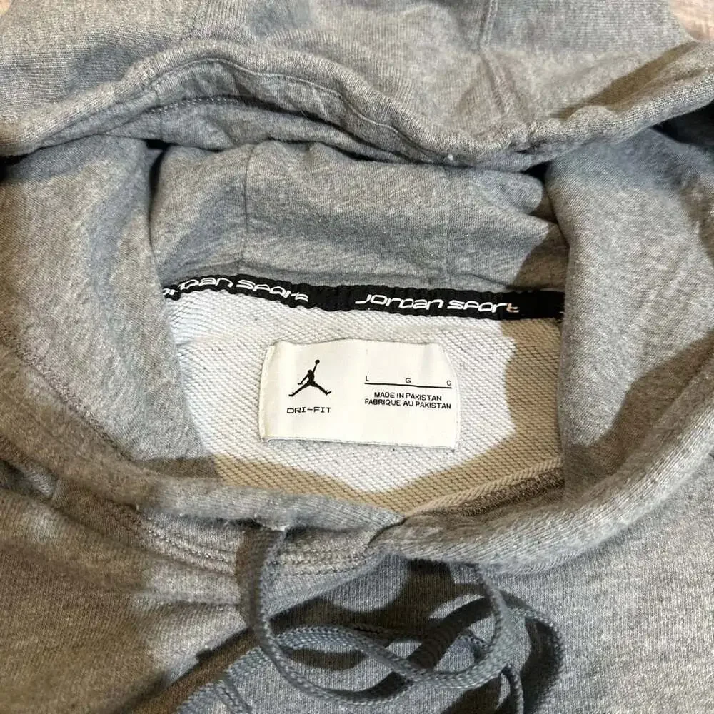 Jordan Sport Dri-Fit Fleece Pullover Hoodie - Grey